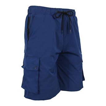 Men's JumpStart 9.5" Moisture-Wicking Quick-Dry Performance Cargo Shorts