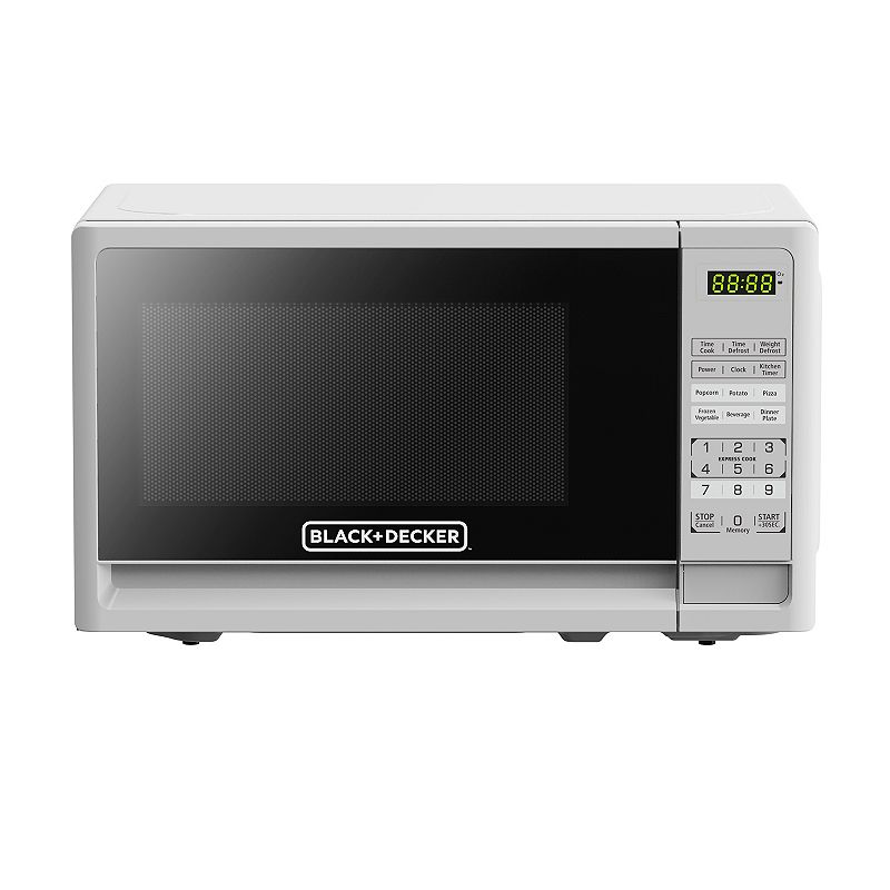 Black+Decker 0.7 Cu. Ft. Digital Microwave  White