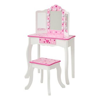 Fantasy Fields Sweethearts LED Vanity Table & Stool
