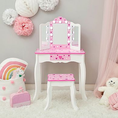 Fantasy Fields Sweethearts LED Vanity Table & Stool