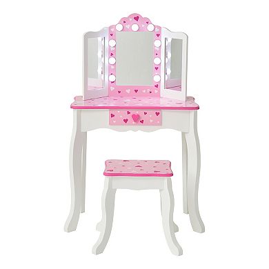 Fantasy Fields Sweethearts LED Vanity Table & Stool