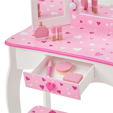 Fantasy Fields Sweethearts LED Vanity Table & Stool