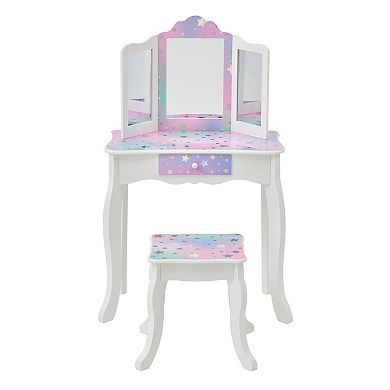 Fantasy Fields 2-piece Starry Sky Print Vanity Set