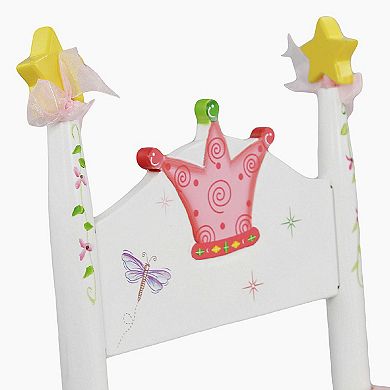 Fantasy Fields Princess & Frog Kids Wood Rocking Chair