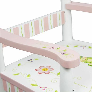 Fantasy Fields Princess & Frog Kids Wood Rocking Chair