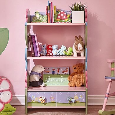 Fantasy Fields Kids 3-Tier Bookshelf with Drawer