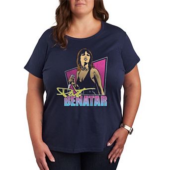 Plus Size Pat Benatar Cameo Graphic Tee
