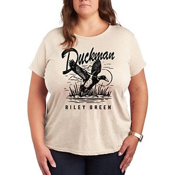 Plus Size Riley Green Duckman Graphic Tee
