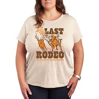 Plus Size Riley Green Last Rodeo Graphic Tee