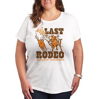 Plus Size Riley Green Last Rodeo Graphic Tee