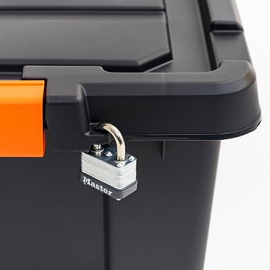 Iris 6-Pack 3 Galon Heavy Duty Garage Storage Bins with Lids