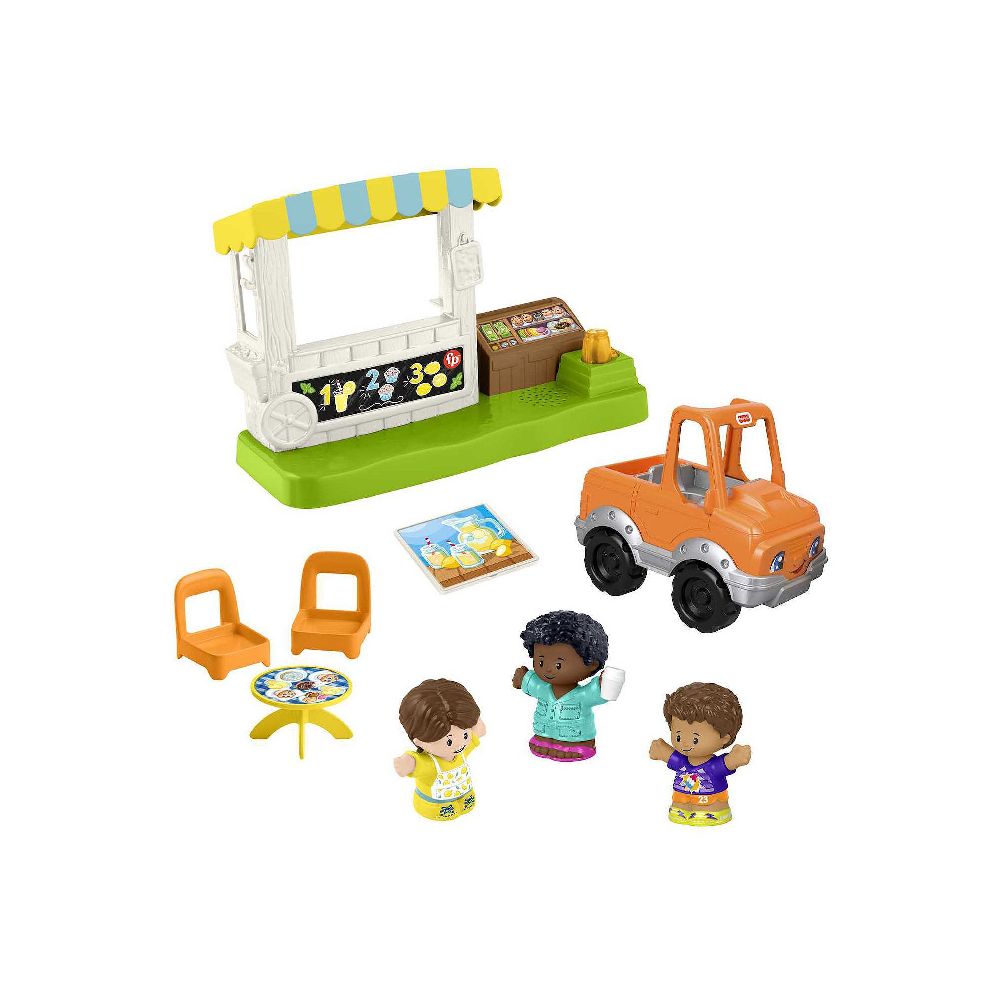Fisher-Price Little People Lemonade Stand Playset & Figures, Multi