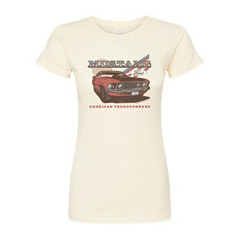 Juniors' Ford Mustang American Thoroughbred Fitted Tee