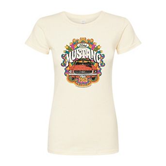Juniors' Ford 1968 Ford Mustang Fitted Tee
