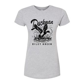 Juniors' Riley Green Duckman Fitted Tee