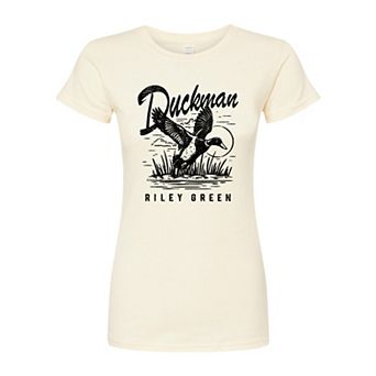 Juniors' Riley Green Duckman Fitted Tee