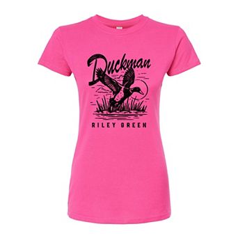 Juniors' Riley Green Duckman Fitted Tee