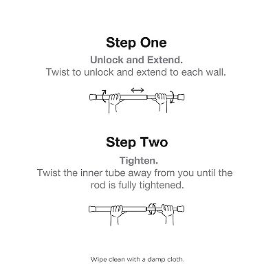 Sonoma Goods For Life® No-Rust Stainless Steel Shower Tension Rod