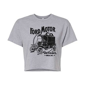 Juniors' Ford 1911 Model T Cropped Tee
