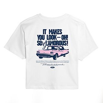 Juniors' Ford 1959 Ford Thunderbird Cropped Tee