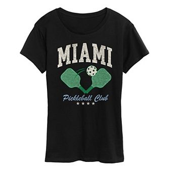 Women's Miami Pickleball Club Graphic Tee