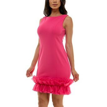 Women's Nina Leonard Sheath Trim Dress