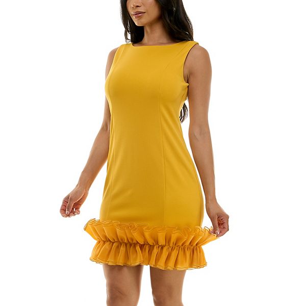 Sheath dress with a slit Nina