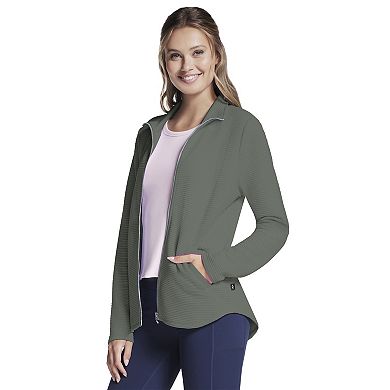Women's Skechers® Hoodless Hoodies™ GO WALK Wear™ Shine Jacket