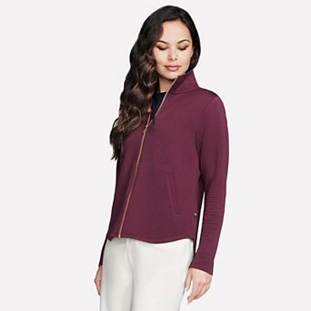 Women's Skechers® The Go Walk® Ottoman Cozy Fit Scoop Hem Jacket