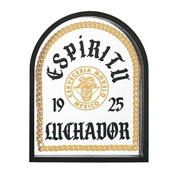 American Art Décor Espiritu Luchador 1925 Printed Framed Mirror
