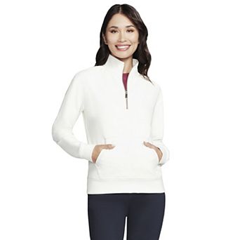 Women's Skechers® GOLUXE Rib Quarter-Zip Pullover