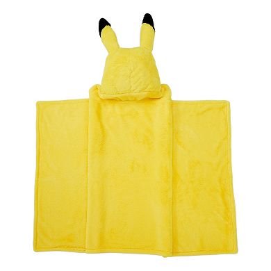 Pokemon Pikachu Hooded Throw Blanket