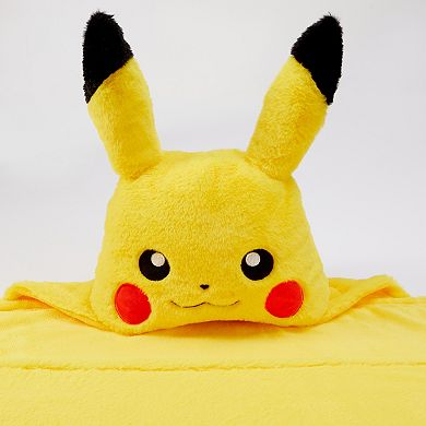 Pokemon Pikachu Hooded Throw Blanket