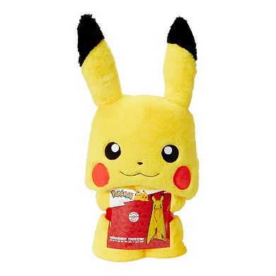 Pokemon Pikachu Hooded Throw Blanket