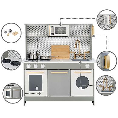 Teamson Kids Little Chef Berlin Modern Play Kitchen Set