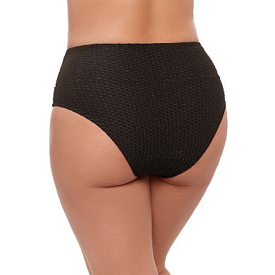 Women’s S3 Swim Smoothing Grid Texture Ultra Banded High Waist Bottoms