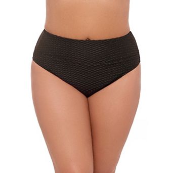 Women’s S3 Swim Smoothing Grid Texture Ultra Banded High Waist Bottoms