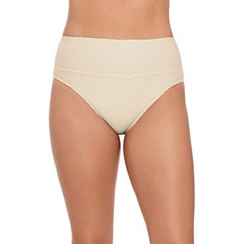 Women’s S3 Swim Smoothing Grid Texture Ultra Banded High Waist Bottoms