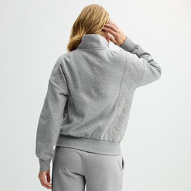 Women's Sonoma Goods For Life® Quilted Fleece Sweatshirt