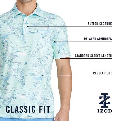 Men's IZOD Sunshield Performance Short Sleeve Polo