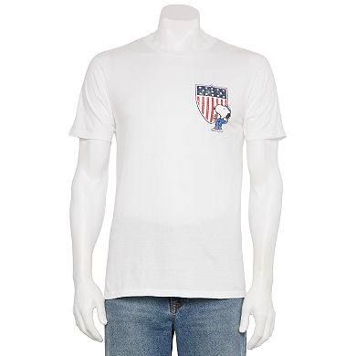 Men's Peanuts Snoopy Team USA Olympics Back Graphic Tee
