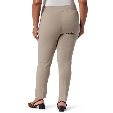 Plus Size Gloria Vanderbilt Pull-On Trouser Pants