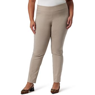 Plus Size Gloria Vanderbilt Pull-On Trouser Pants