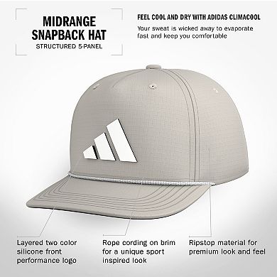 Men's adidas Midrange Adjustable Snapback Hat