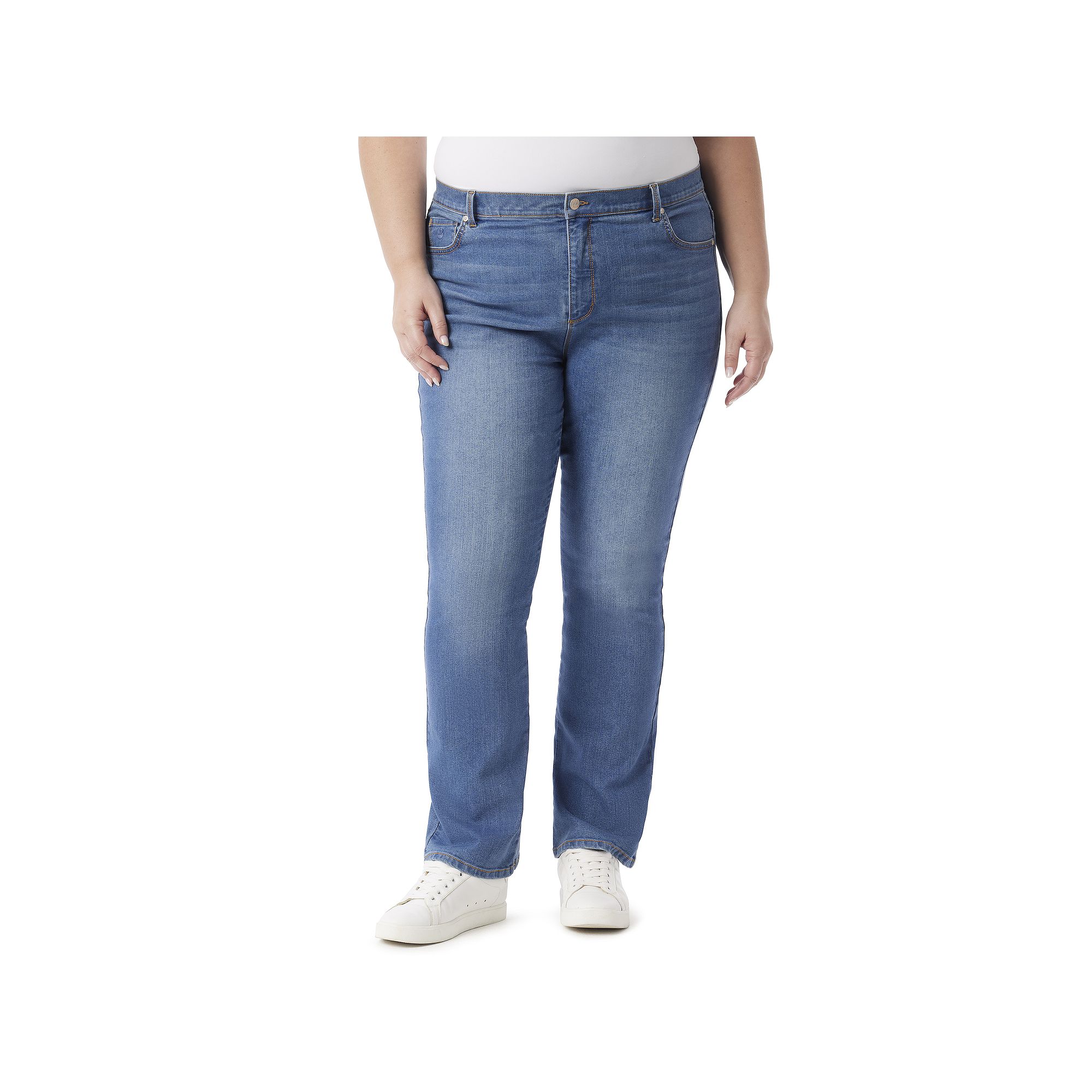 Plus Size Gloria Vanderbilt Amanda Original Boot Cut Jeans, Womens, Size: 