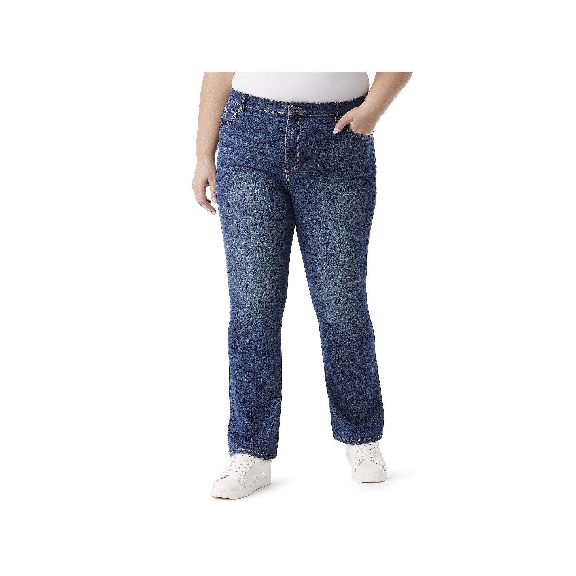 Plus Size Gloria Vanderbilt Amanda Original Boot Cut Jeans, Womens, Size: 