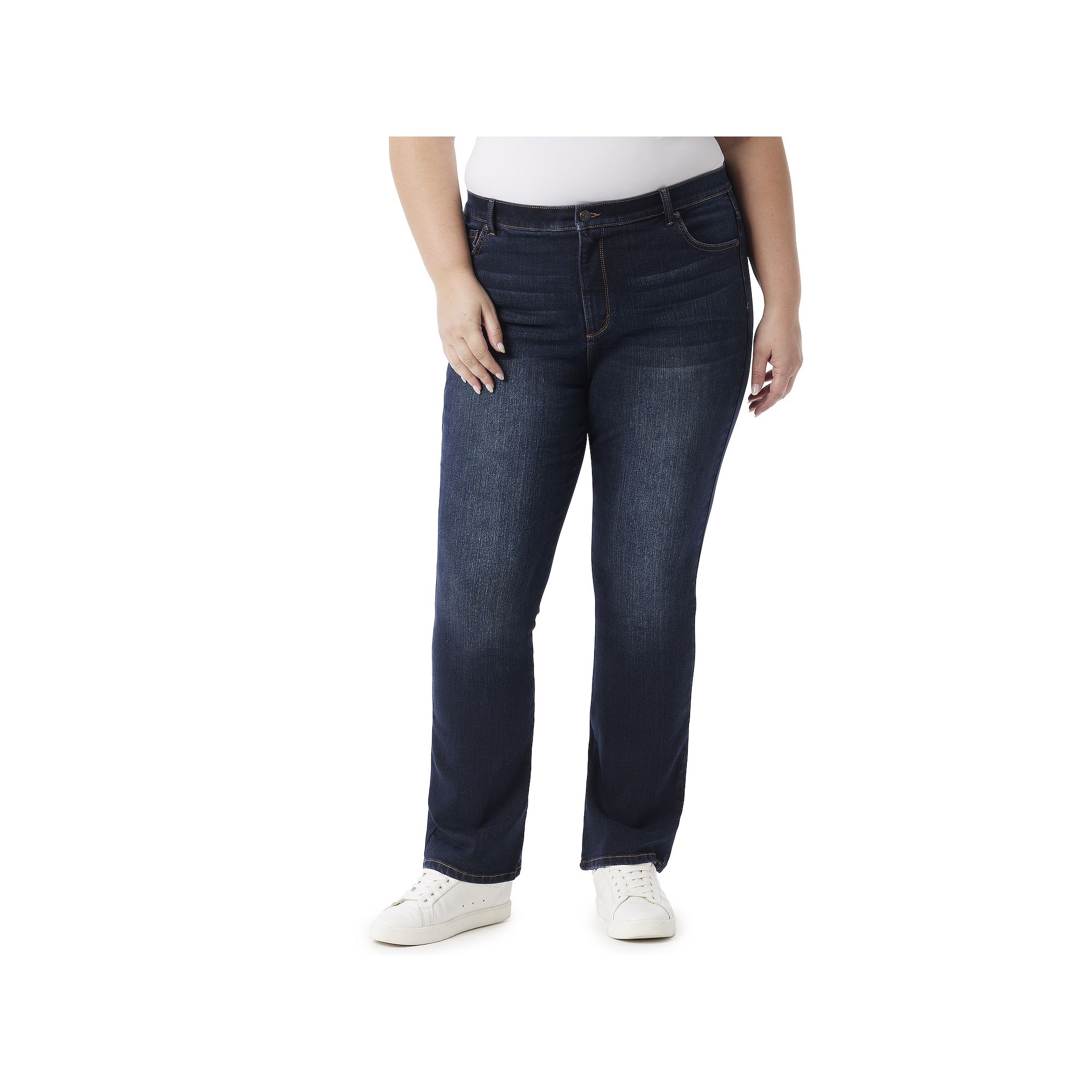 Plus Size Gloria Vanderbilt Amanda Original Boot Cut Jeans, Womens, Size: 