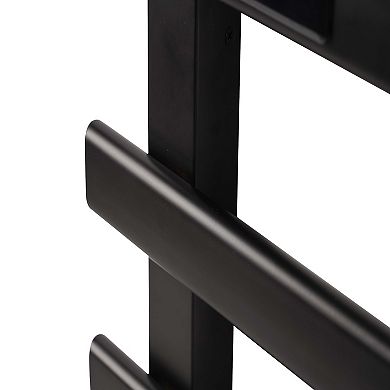 Electric Heated Towel Rack Wall Mounted Drying Rack, Stainless Steel Towel Warmer 5 Bars