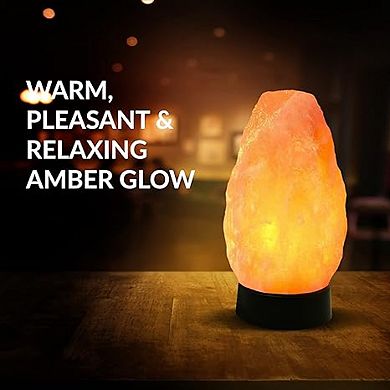 Himalayan Glow Multi-color Usb Salt Lamp, Plastic Base