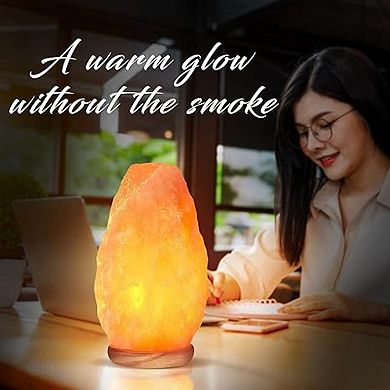 Himalayan Glow Pink Salt Table Lamp, 5-7 Lbs
